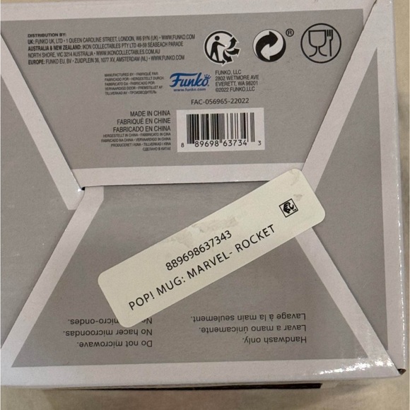 Funko Pop! Mug: Marvel Rocket Raccoon Ceramic Mug - Picture 3 of 3